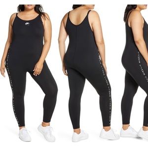 NWT NIKE sportswear air jumpsuit pulse 2x black